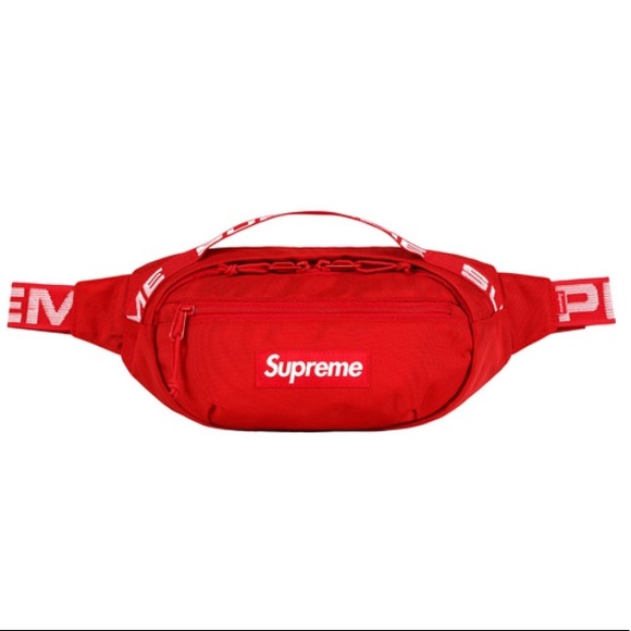 supreme fanny pack red fake